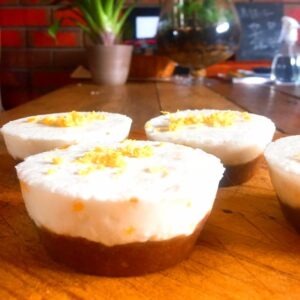 mini lemon & ginger cups