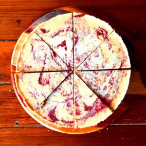 peanut butter and jelly cheesecake