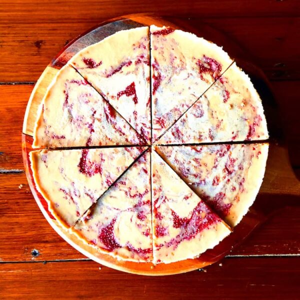 peanut butter and jelly cheesecake