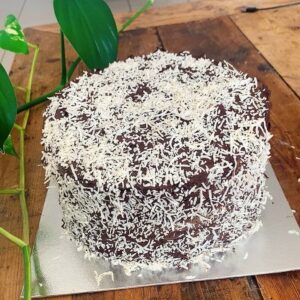 Lamington vegan cake