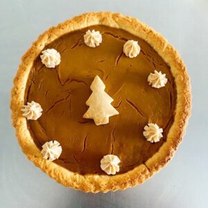 Christmas pumpkin pie
