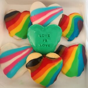 Pride cookies in Melbourne