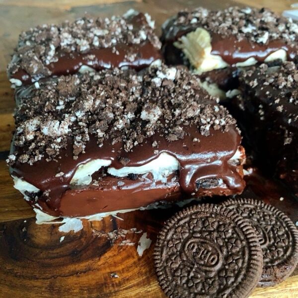 Oreo vanilla slice