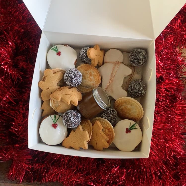 Vegan Christmas treat box in Melbourne