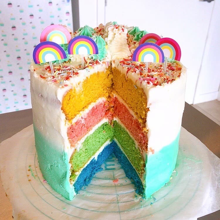 Rainbow Dream Cake | Oh Darlin' Catering