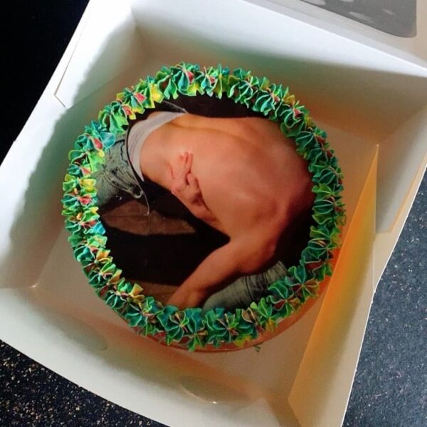 Vegan photo cake in Melbourne