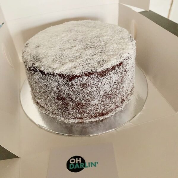 Vegan Lamington cake in Melbourne