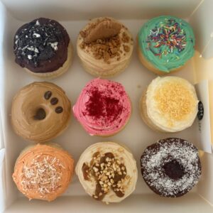 Vegan mixed donuts in Melbourne