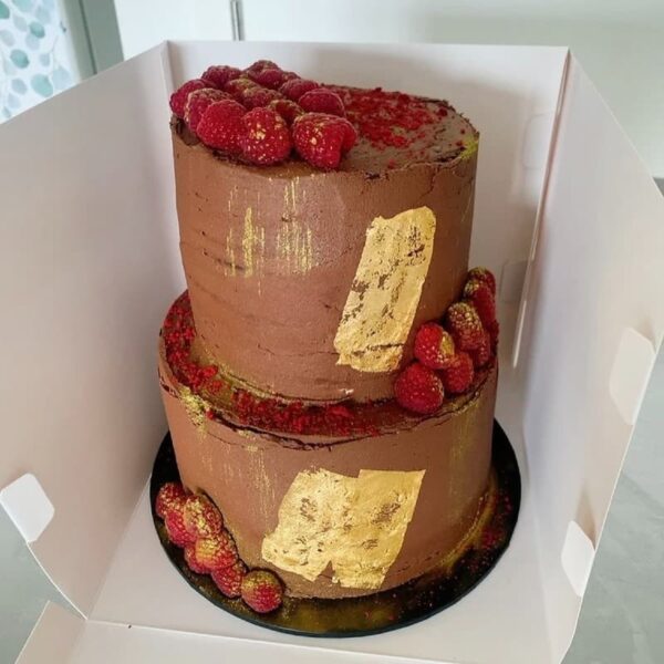 Vegan two tier custom made cakes in Melbourne.