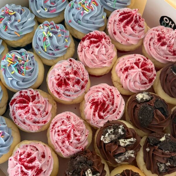Vegan mini cupcakes in Melbourne.