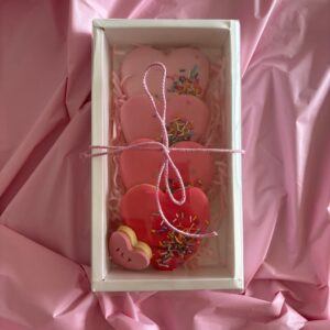 Vegan Valentine's Day cookies in Melbourne