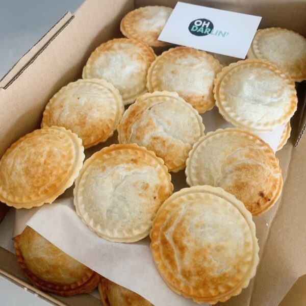 Vegan mini pies for catering events in Melbourne