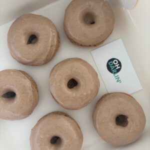 Vegan cinnamon donuts in Melbourne