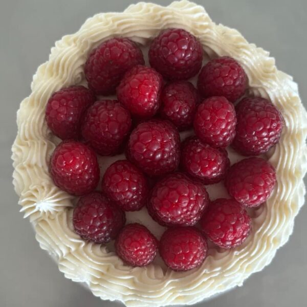 Vegan raspberry delight cake in Melbourne