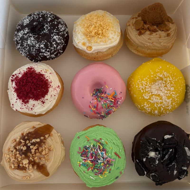 Vegan mixed donut box