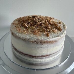 Vegan naked carrot cake in Melbourne.