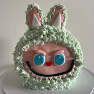 The vegan Labubu cake in Melbourne.