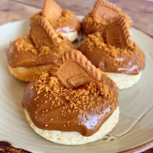 Vegan Biscoff donuts in Melbourne.