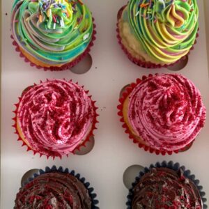 Vegan mixed cupcake box in Melbourne.