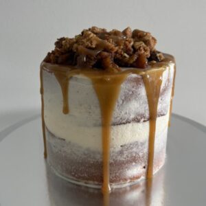Vegan apple crumble cake in Melbourne